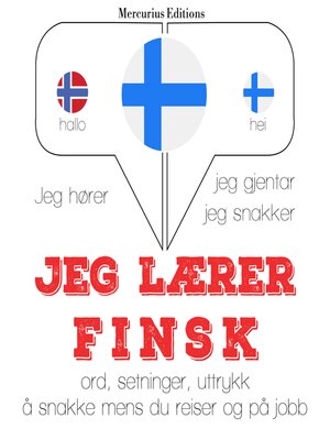 cover image of Jeg lærer finsk